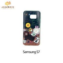[SAC064BU] Classic case panda drawing picture for samsung S7 edge