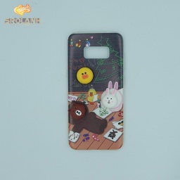 [SAC082BU] Classic case panda drawing picture for samsung S8