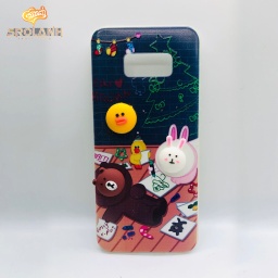 [SAC092BU] Classic case panda drawing picture for samsung S8 plus