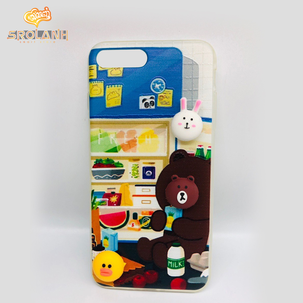 Classic case panda drinking milk for iphone7 plus