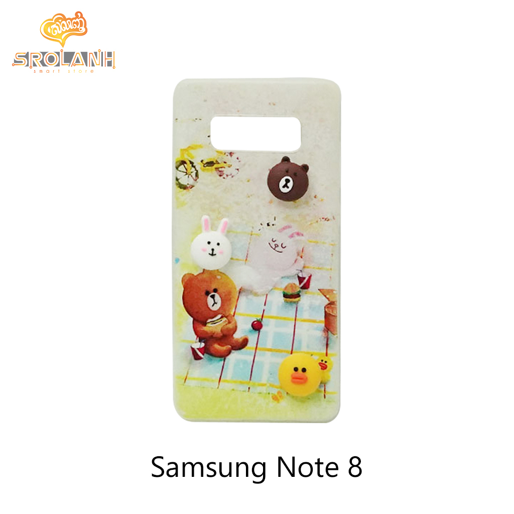 Classic case panda eating pizza for samsung Note 8