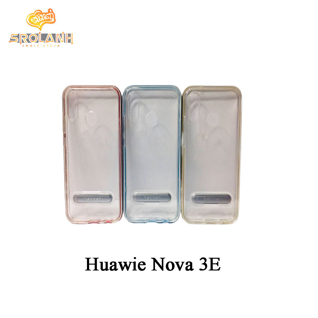 Crystal hybrid mental kickstand for Huawei Nova 3E