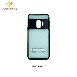 Crystal hybrid mental kickstand for Samsung S9