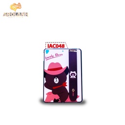 [IAC048WHBR] E-Vika case lovely bear for iPad 5/6/7/8 (9.7inch)