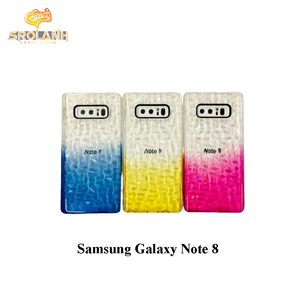 Fashion case crystal style with two color for Samsung Note 8