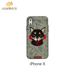 [IPC500GR] G-Case Beautiful Cat Series-GRY For Iphone X