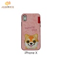 G-Case Beautiful Dog Series-RED For Iphone X