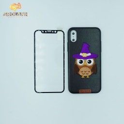 [IPC467BL] G-Case Cute Series(OW)-BLK For Iphone X