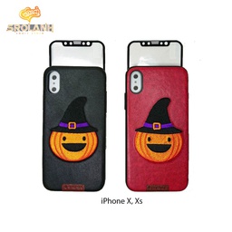 [IPC468RE] G-Case Cute Series(Pumpkin)-RED For Iphone X