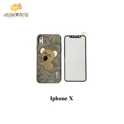 [IPC459GR] G-Case Cute Series-couple Engle For Iphone X