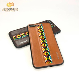 [IPC520BR1] G-Case folk style series new brown for iPhone 7/8 plus-Brown