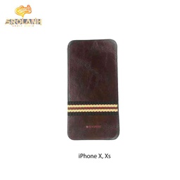 [IPC524BR1] G-Case sanyo series new brown for iPhone X-Brown