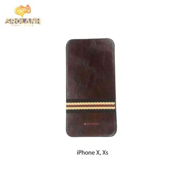 [IPC524BR1] G-Case sanyo series new brown for iPhone X-Brown