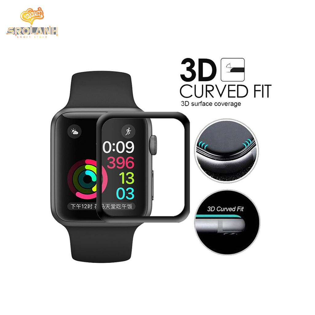 JCPAL 3D Armor Screen for Apple Watch 44mm