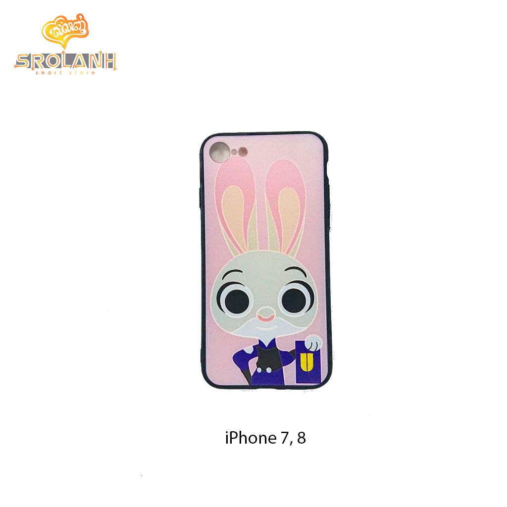 KB 360 creative case +screen rabit with big ear for iphone 7