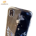 Kingxbar crystals from swarovski heart for iPhone XR-B05