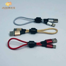 [DAC398RE] LIT The short (0.25m) nylon data cable for type-c TSNDA-T09