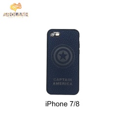 [IPC811BU] Marvel- Wisdom series phone case America's shield for iPhone 7/8