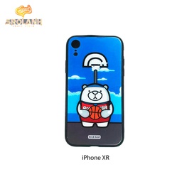 [IPC726BU] Protection case rock bear board for iPhone XR