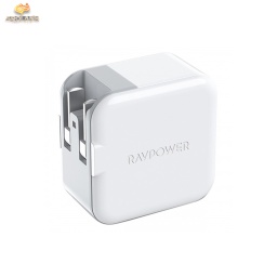 [CHG0232WH] RAVPOWER 18W Dual-Port USB PD Charger with Type-C to Lightning RP-PC116