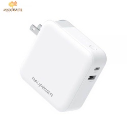 [POW0323WH] RAVPOWER Wall Charger & Portable Charger 2 in 1 5000mAh RP-PB101