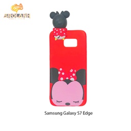 [CS160RE] Super shock absorption case Black head of kitty for S7 edge