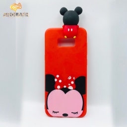 [SS040RE] Super shock absorption case Black head of kitty for S8 plus