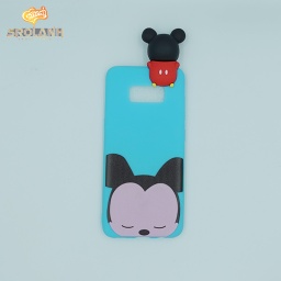 [SS027BU] Super shock absorption case black head kitty with no ribbon for S8