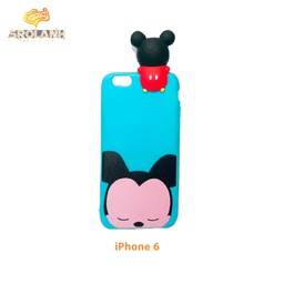 [CS127BU] Super shock absorption case black head kitty with no ribbon for iphone 6