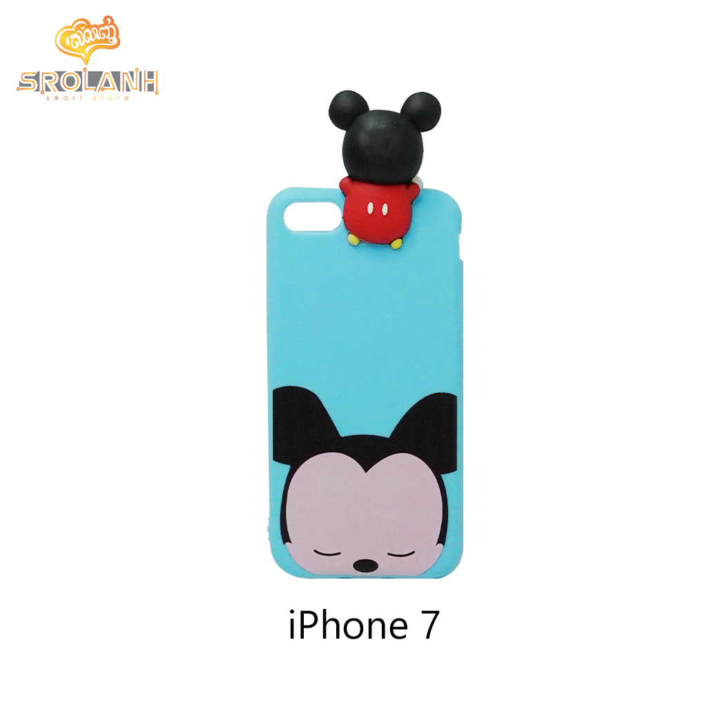 Super shock absorption case black head kitty with no ribbon for iphone 7