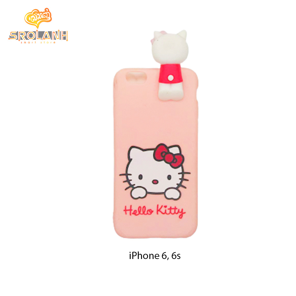Super shock absorption case hellow kitty white head for iphone 6