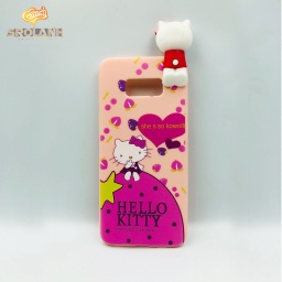 [SS034MI] Super shock absorption case hellow kitty with heart for S8 plus
