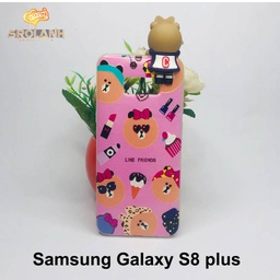 [SAC105PI] Super shock absorption case line friends for samsung S8 plus