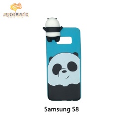 [SS029BU] Super shock absorption case white head panda for S8