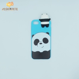 [IC211BU] Super shock absorption case white head panda for iphone 7
