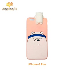 [CS136MI] Super shock absorption case white head pig boy for iphone 6plus