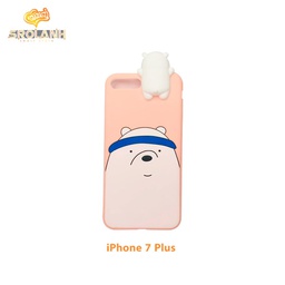 [IC222MI] Super shock absorption case white head pig boy for iphone 7plus