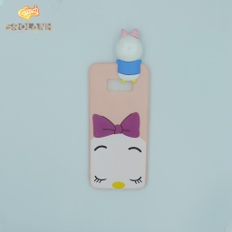 [SS031MI] Super shock absorption case white head pig girl for S8