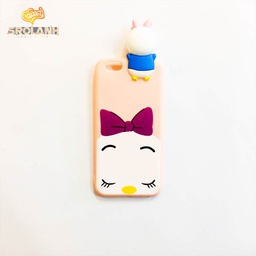 [CS137MI] Super shock absorption case white head pig girl for iphone 6