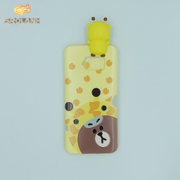[SAC074YE] Super shock absorption case yellow cow for samsung S7