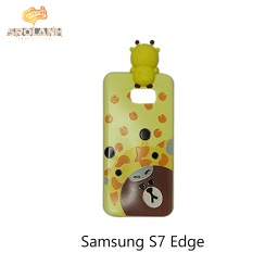 [SAC078YE] Super shock absorption case yellow cow for samsung S7 edge