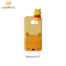 [CS165YE] Super shock absorption case yellow head cat for S7