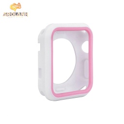 [SWC014PI] The Strong cover silicone case for apple watch 42mm CTIW42-SC14