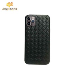 [IPC908BL] XO Chanyi serise BV woven pattern TPU case with lanyard hole for iPhone 11 Pro Max