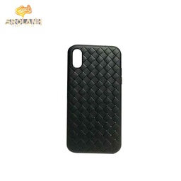 [IPC903BL] XO Chanyi serise BV woven pattern TPU case with lanyard hole for iPhone X/XS