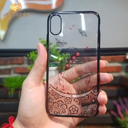 XO Diomand series plating PC diamond-encrusted protective case for iPhone X/XS