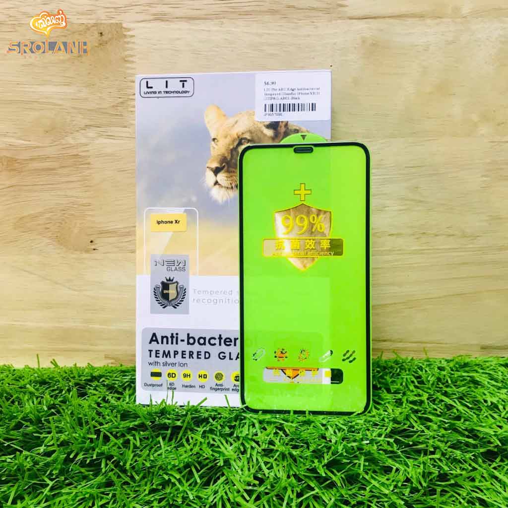 LIT The ARC Edge Antibacterial Tempered Glassfor iPhone XR/11 GTIP8G-AB01